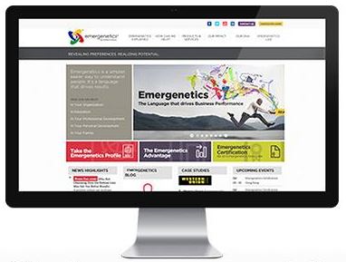 website in monitor