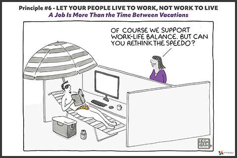 People Live to Work