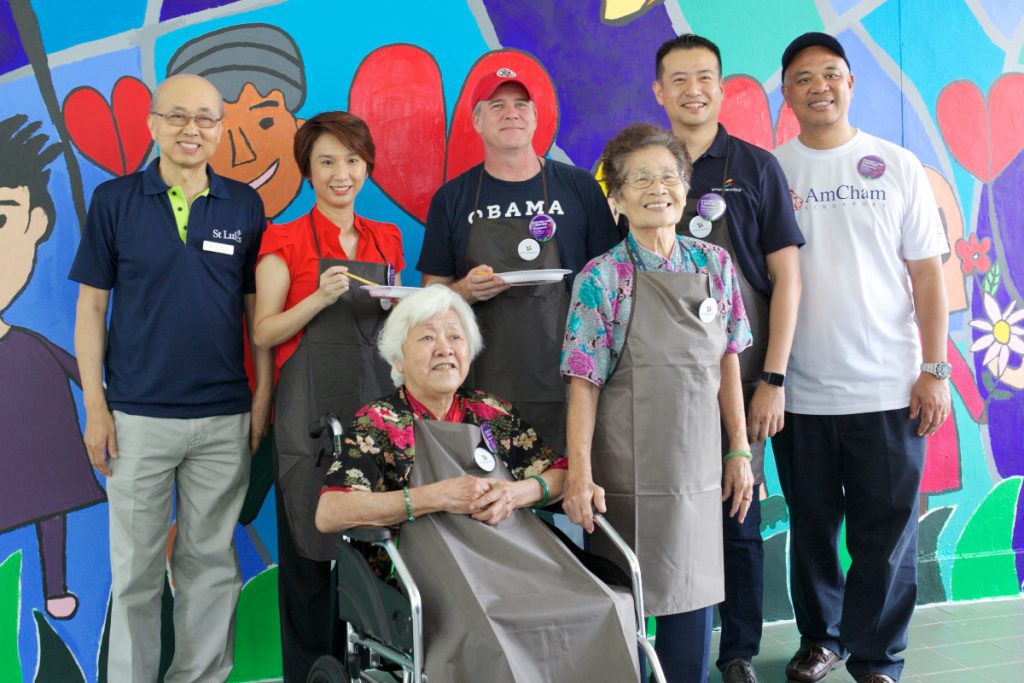Asia Pacific Team Volunteers at St Lukes Eldercare