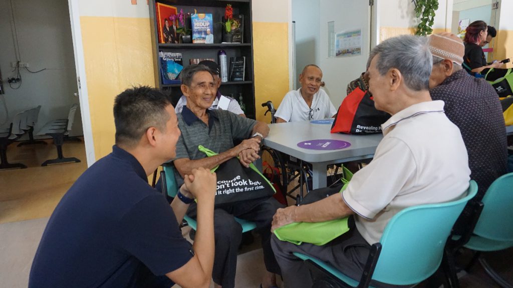 Asia Pacific Team Volunteering with Seniors