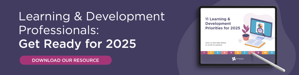 Learning & Development Get Professionals: Ready for 2025 banner